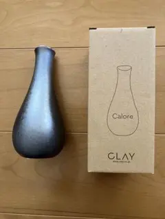 CLAY メタリックブラック　花瓶のサムネイル
