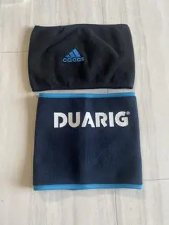 DUARIG グレー ネックウォーマー　フリーサイズ　アディダス　リバーシブル