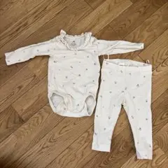 H&M オーガニックコットンロンパースセット 74
