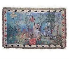 新品　ナタリーレテ　タペストリー ラグ　153×90cm　バンビ　鹿　しか　シカのサムネイル