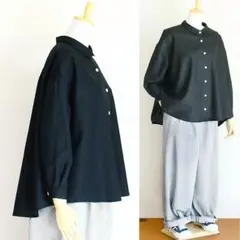 美品 モガMOGA シルク ボウタイフラワープリントブラウス 花柄 定価3.9万 美品 モガMOGA シルク ボウタイフラワープリントブラウス 花柄 定価3.9