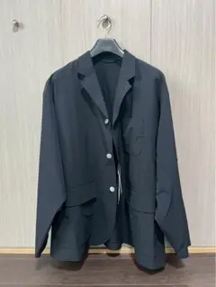 BEAMS 撥水 テック ブレザー ジャケット BLACK Lサイズ
