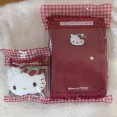 Maison de FLEUR×HELLO KITTY いちごマルチケースRED