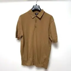 UNIQLO ブラウン ポロシャツ Lサイズ半袖550番