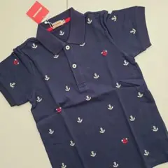 【新品】ミキハウス ポロシャツ 120cm 男の子 キッズ Tシャツ