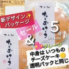 ①⭐️チーズケーキ (プレーン) ５号 新パッケージ２個セット アウトレットのサムネイル
