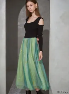 【新品】　アナと雪の女王　チュールドッキングワンピース　アナ雪　アナ　ドレス