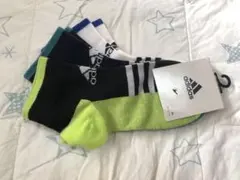 新品　adidas 靴下　3足セット　19-21
