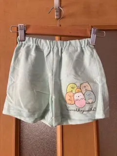 子供服 キッズ すみっコぐらし ショートパンツ 110cm ミントグリーン