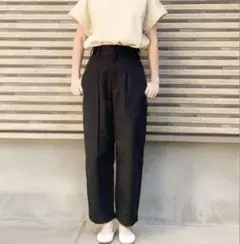 UNIQLO ベイカーパンツ ゆったり 新品 58ベイカーパンツ タグ付き