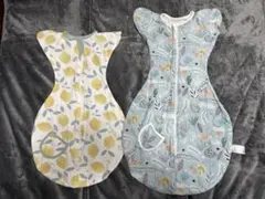 ベビー　スワドル　2点セット　Sサイズ1枚　Mサイズ1枚