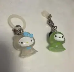 ハローキティ ポチャッコ めじるしチャーム てるてる坊主 サンリオ