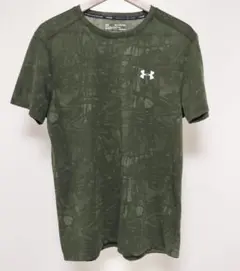 【メンズアンダーアーマー HEATGEAR Tシャツ 2XL オリーブグリーン