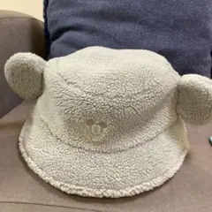 ディズニーリゾート　ボア　バケットハット　バケハ　ファンキャップ　ミッキー