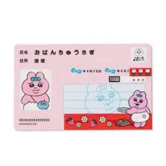 おぱんちゅうさぎ　マイナンバーカバー ＋カードセット　アベイル