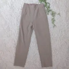 レプシィム　スラックス　ストレッチ　ウエスト後ゴム　ベージュ　M