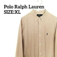 Polo Ralph Lauren ギンガムチェック 長袖シャツ XL 美品