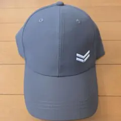ワークキャップ グレー 刺繍ロゴ 帽子