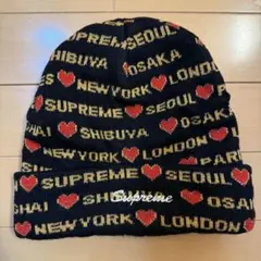 Supreme Hearts Beanie ビーニー ブラック 24fw ② ☆24AW WEEK1☆Supreme Hearts Beanie (Supreme/ニットキャップ