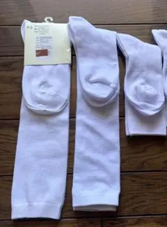 スクールソックス 中学生高校生白　3足セット