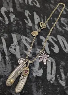 インディアンジュエリー★フェザー2点組みネックレス★新品未着用★送料無料