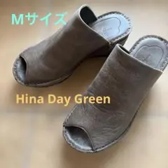 Hina Day Green ミュール ブラウン Mサイズのサムネイル