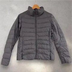 【美品】UNIQLO ウルトラライトダウン グレーsizeM 防寒　レディース