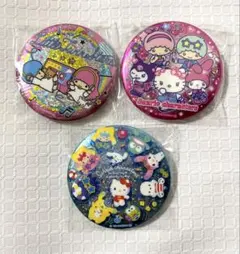 サンリオ キラキラBIG缶バッジ2 8 10 12 全員 集合 表紙 キキララ