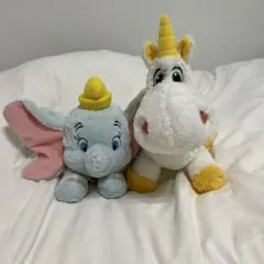 【バラ売り不可】ダンボとバターカップのぬいぐるみセット