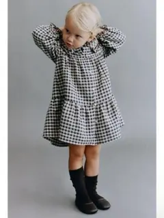 ZARA Baby 人気 今季 チェック柄 ワンピース 新品 110cm