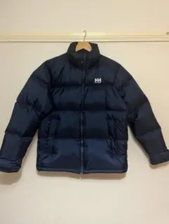 90S 激レア ヘリーハンセン リバーシブル ダウンジャケット ネイビー M 古着 90~00年代 ヘリーハンセン HELLY HANSEN リバーシブル