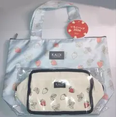 KALDIいちごバッグ2026+保冷バッグセット