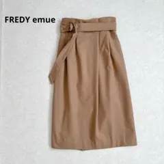新品 FREDY emueフレディエミュ ミディスカート ベージュ