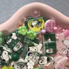 Snoopy MIX スヌーピー ビーズセット カラフル