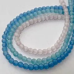 xk648/SALE！人工石◇キャッツアイ 約4mm3連