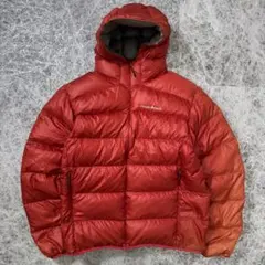 モンベル ライトアルパインダウンパーカ オレンジ系 M 800フィル EXグース