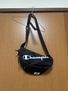 Champion ボディバッグ ブラック やや汚れあり