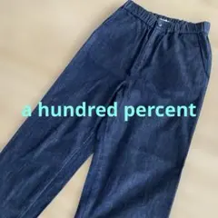 a hundred percent デニムパンツ
