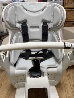 自転車用チャイルドシート ホワイト 5点式ハーネス