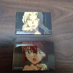 名探偵コナン バッジ 2個セット　ベルモット、灰原哀　黒鉄のサブマリン