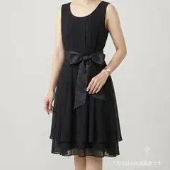 【美品】ドレス　パーティ　結婚式　フォーマル　ノースリーブ　ワンピースのサムネイル