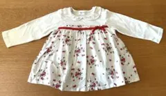 【SENSE OF WONDER】 いちご柄襟長袖トップス　90