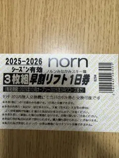 2026年最新】ノルン水上スキー場リフト券の人気アイテム - メルカリ