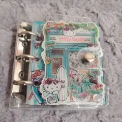 ハローキティ シール帳 バインダー シャカシャカ クリア　三つ穴　カードケース