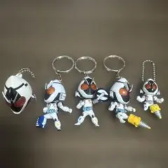 仮面ライダーフォーゼフィギュア キーホルダー 5点セット
