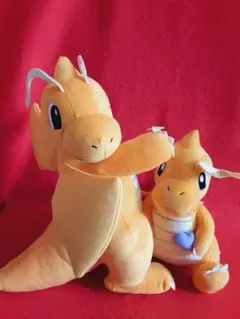 【 ポケモン 】もぐもぐタイム & ほぺぴた めちゃでか「 カイリュー 」