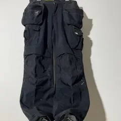 CAT W32 ダック 黒 ダブルニー ギミック カーゴ ワークパンツ Y2Kのサムネイル
