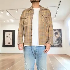 に*ん様 フェード 70s PENDLETON ボードシャツ ウールシャツ アメ