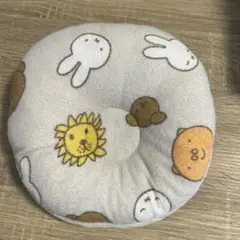 動物柄ドーナツ型ベビー枕