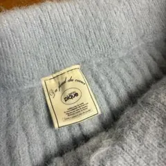 gelato pique リブ編みルームウェア ライトブルー